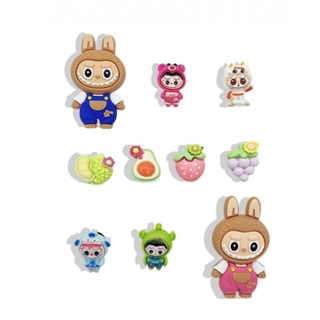 Crocs charms i Labubu-stil